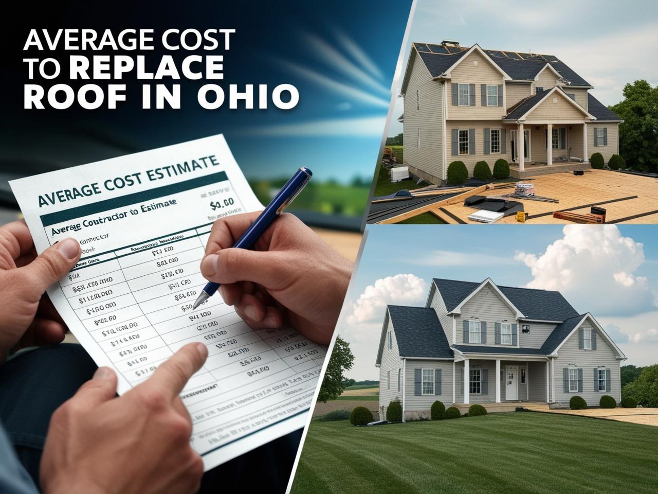 What is the average cost to replace a roof in Ohio_