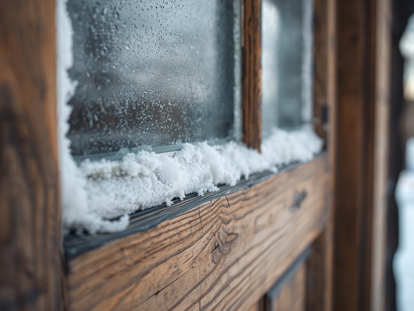 winter window door insulation