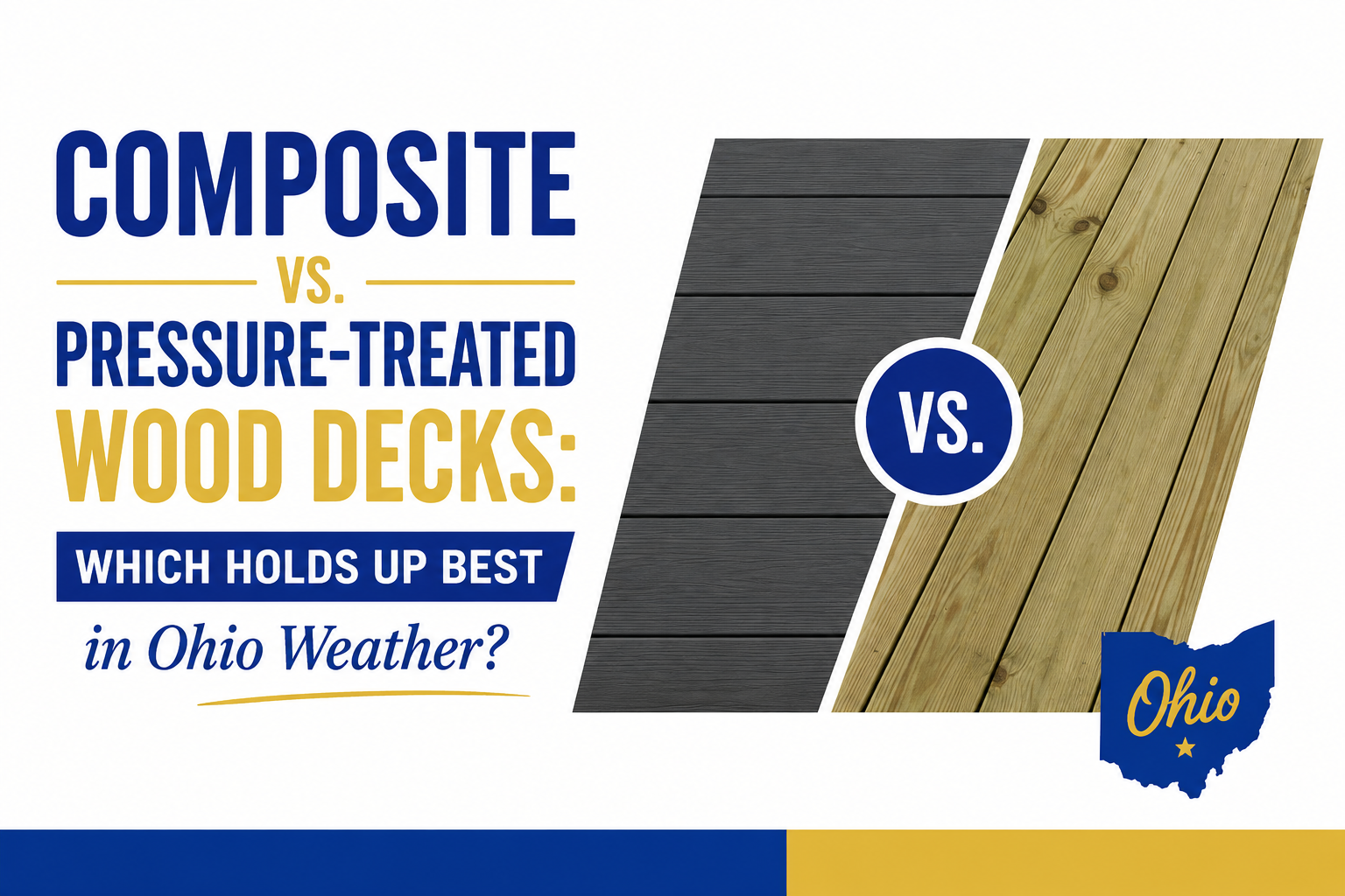 Composite vs. Pressure-Treated Wood Decks