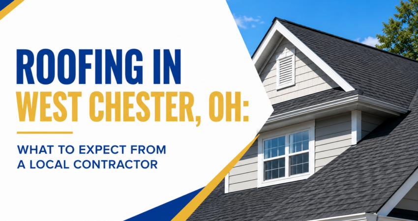 Roofing in West Chester, OH_ What to Expect From a Local Contractor
